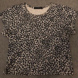 RARE cheetah blue ashlyn top by Brandy Melville!